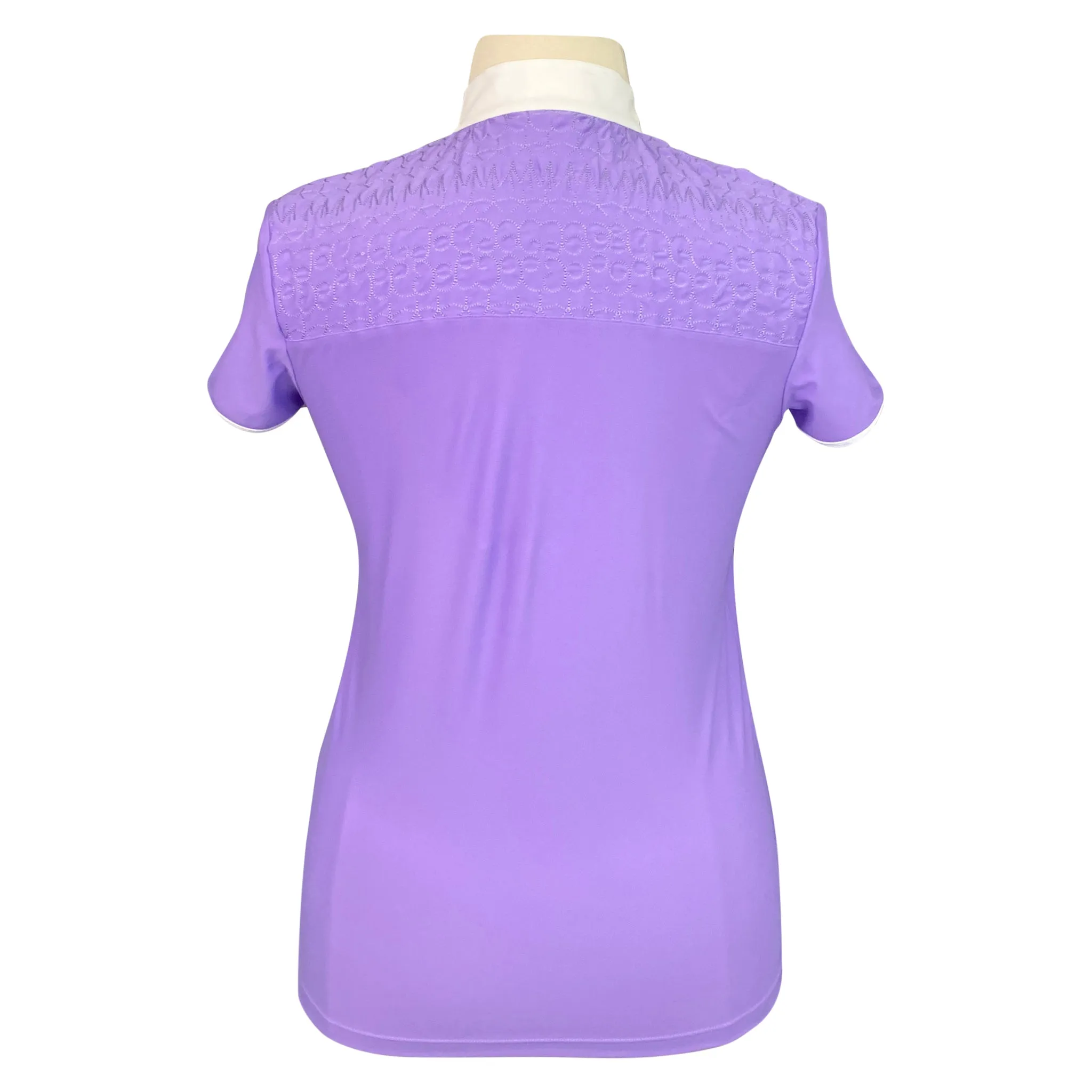 Equiline 'Denise' Short Sleeve Competition Shirt in Lavender - Women's XL