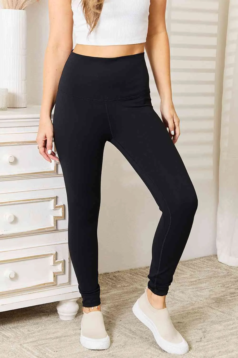 Explore More Collection - Basic Bae Ultra Soft High Waist Sports Leggings