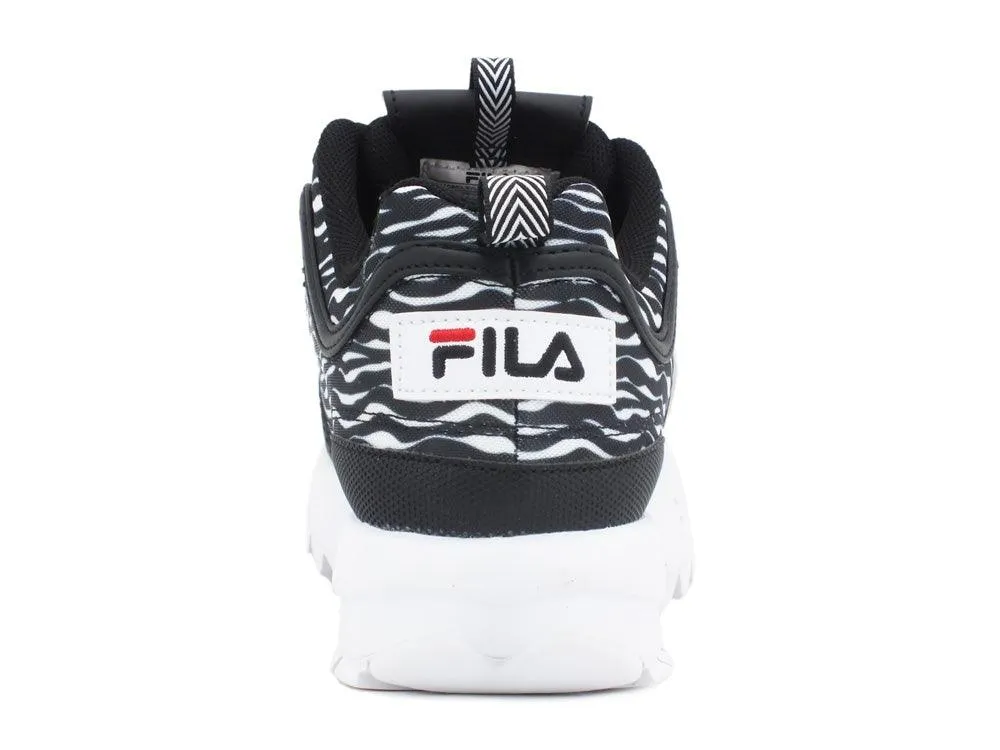 FILA Disruptor Animal Wmn Zebra Black 1010863.9YU