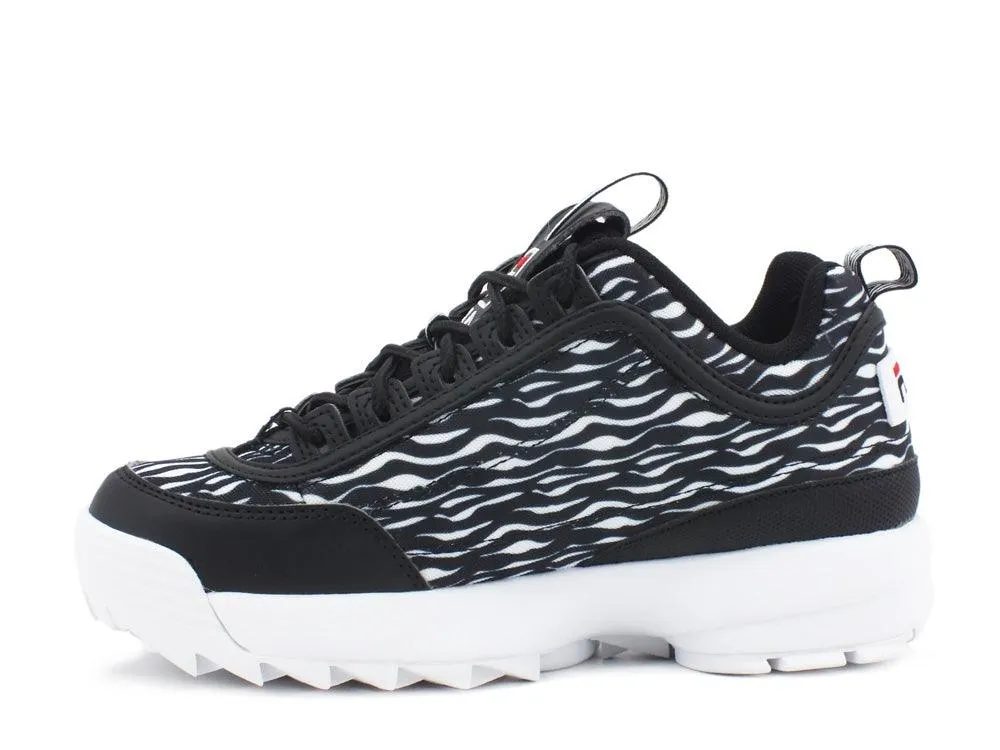 FILA Disruptor Animal Wmn Zebra Black 1010863.9YU