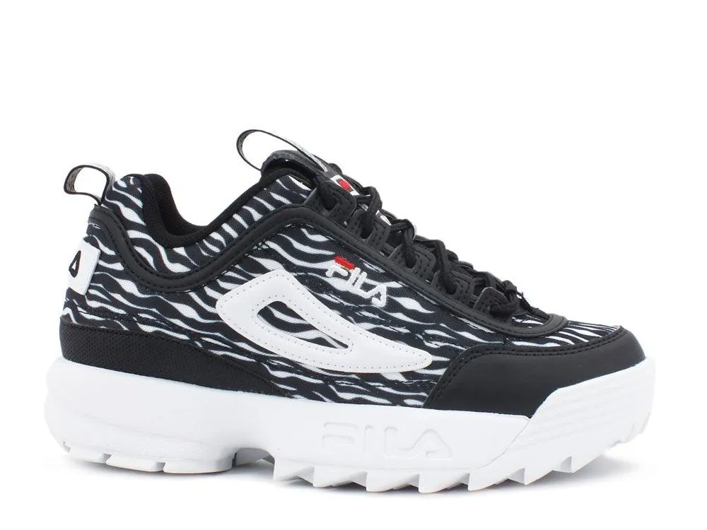 FILA Disruptor Animal Wmn Zebra Black 1010863.9YU