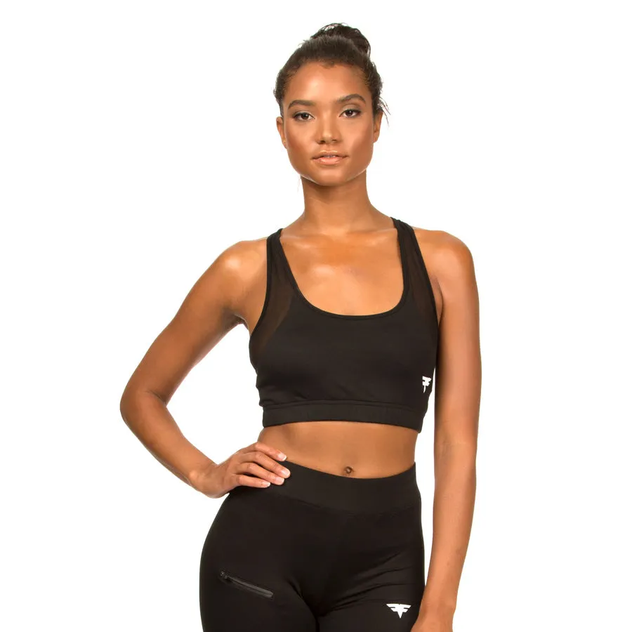 FitFam First Edition Tech-Dry Women's Black Bra