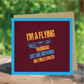 Flying Grandad Aviation Greeting Card