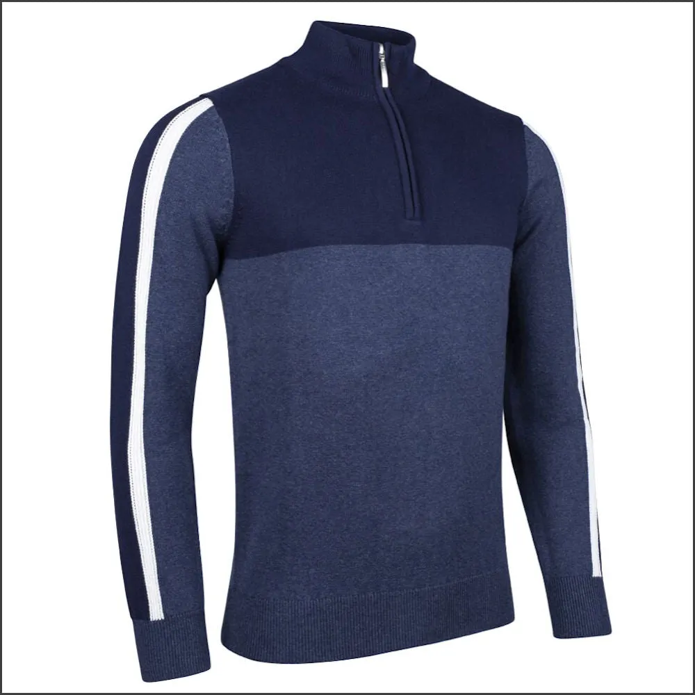 Glenmuir Biggar Zip Neck with a touch of Cashmere*