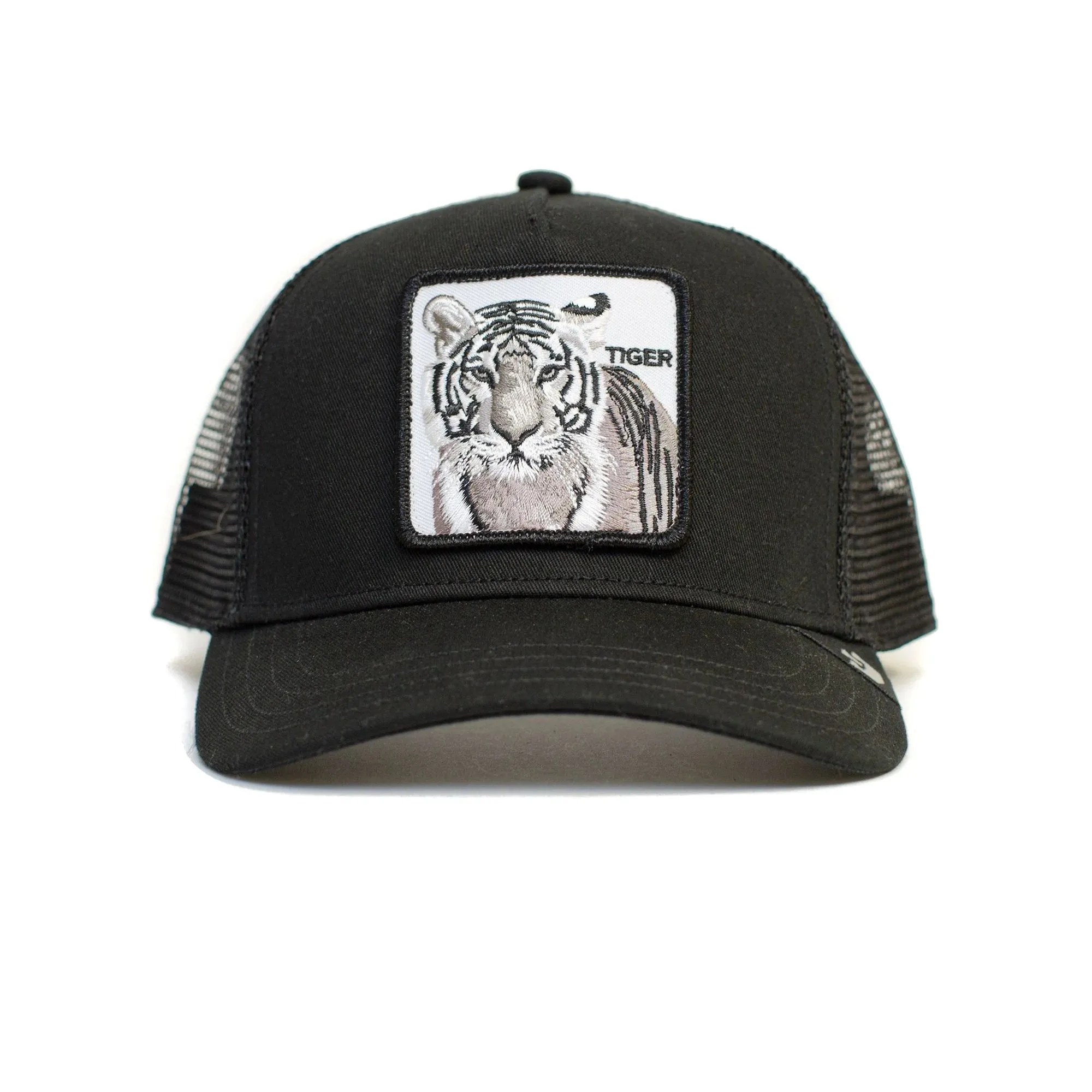 Goorin Bros Youth Sized Earn Your Stripes (Tiger) Trucker Hat (Black)