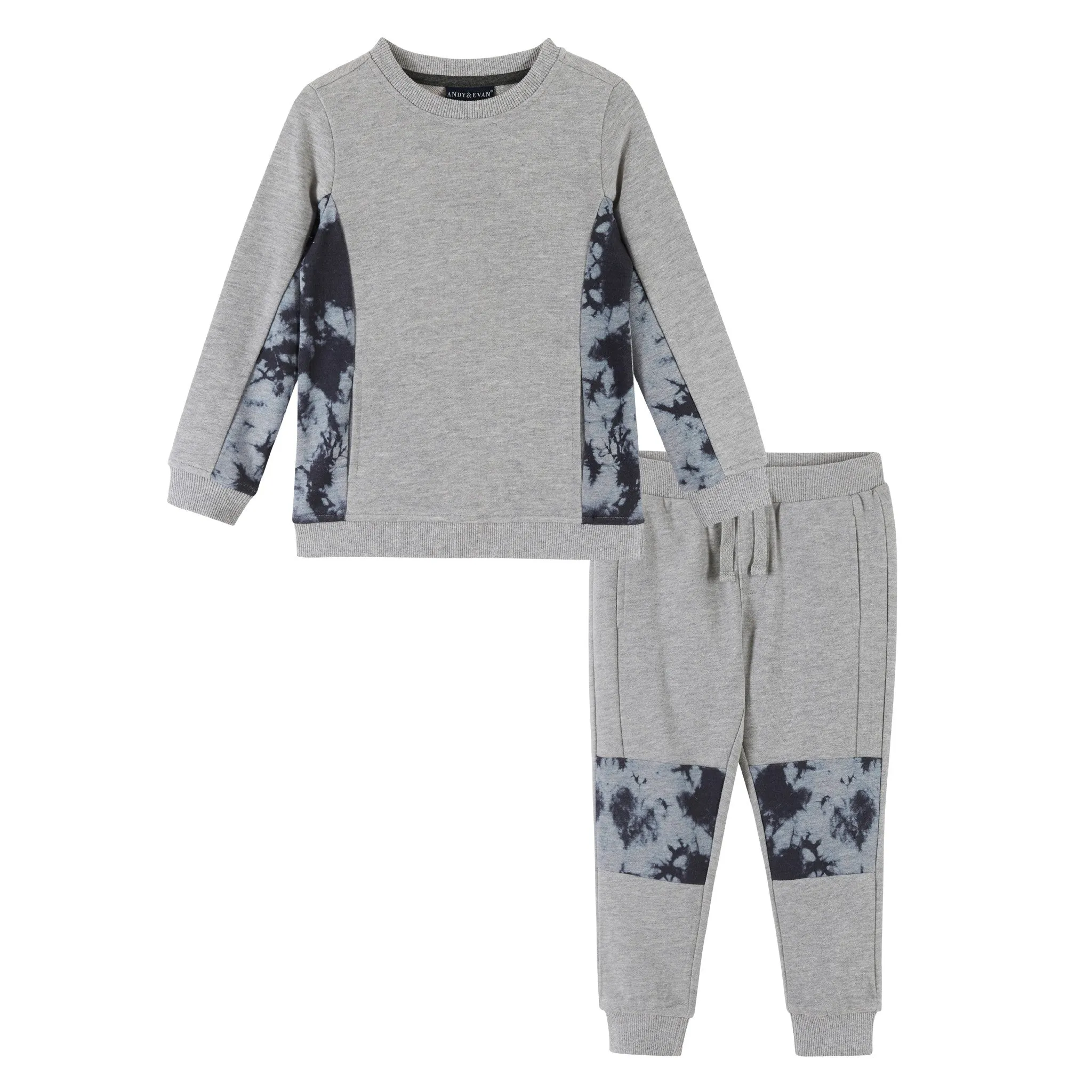 Grey Camo Sweatshirt Set