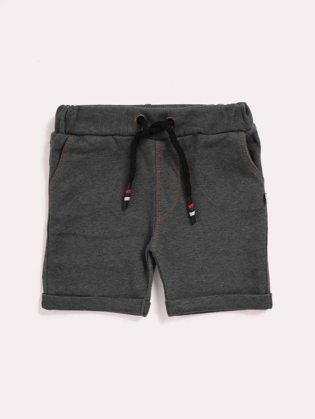 Grey denim shorts  for baby boys