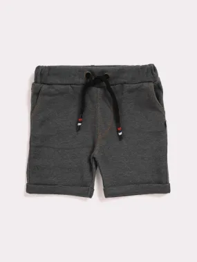 Grey denim shorts  for baby boys