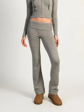 HARLOW BROOKE FLARE PANT - GREY