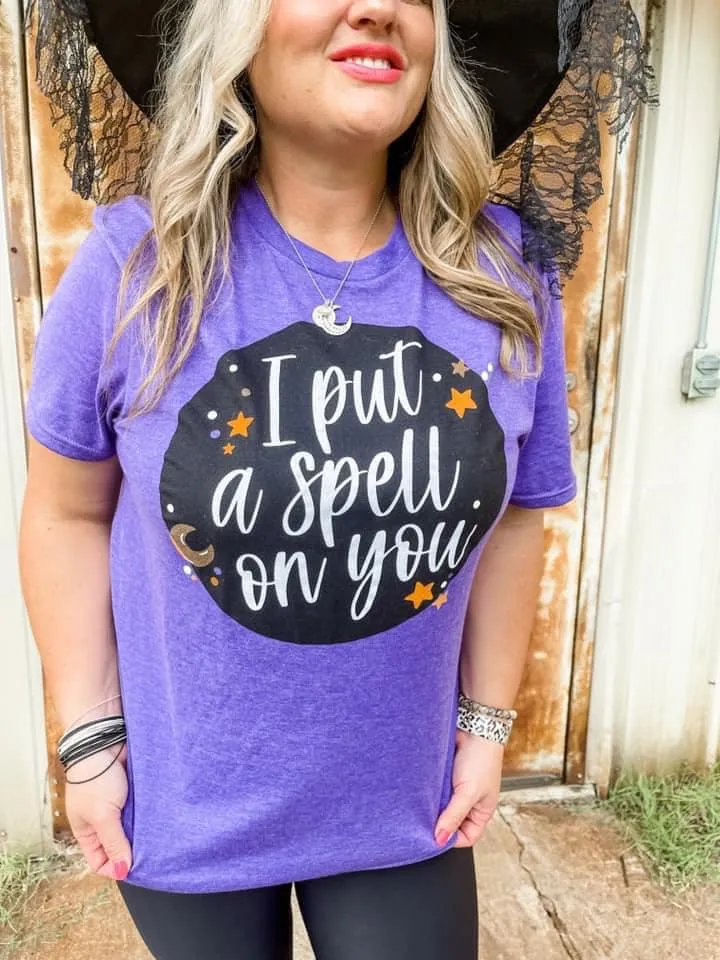 Heather Purple {I PUT A SPELL ON YOU} Heather Purple Crew Neck