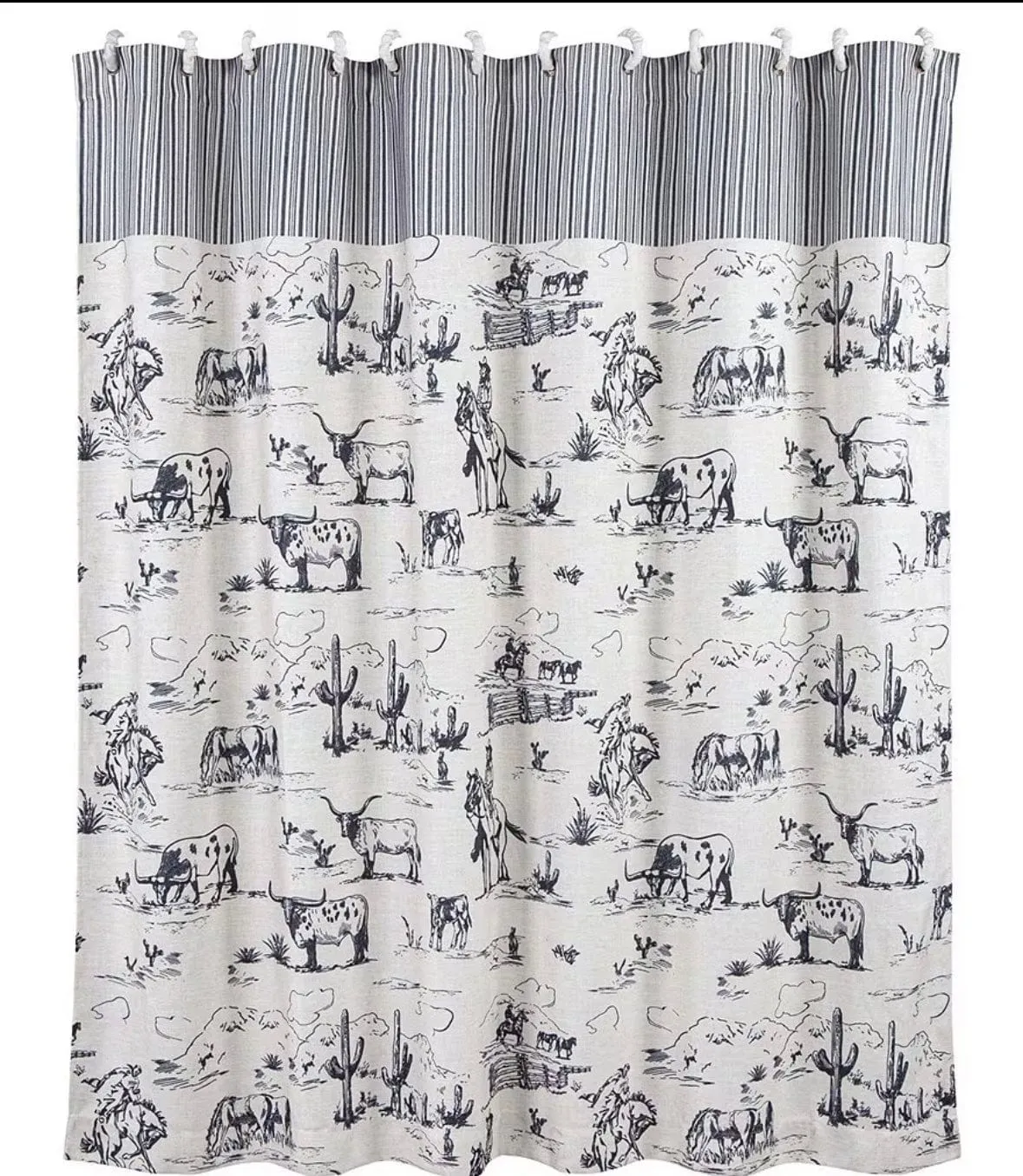 Home On The Range Shower Curtain