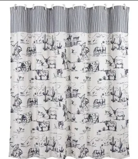 Home On The Range Shower Curtain