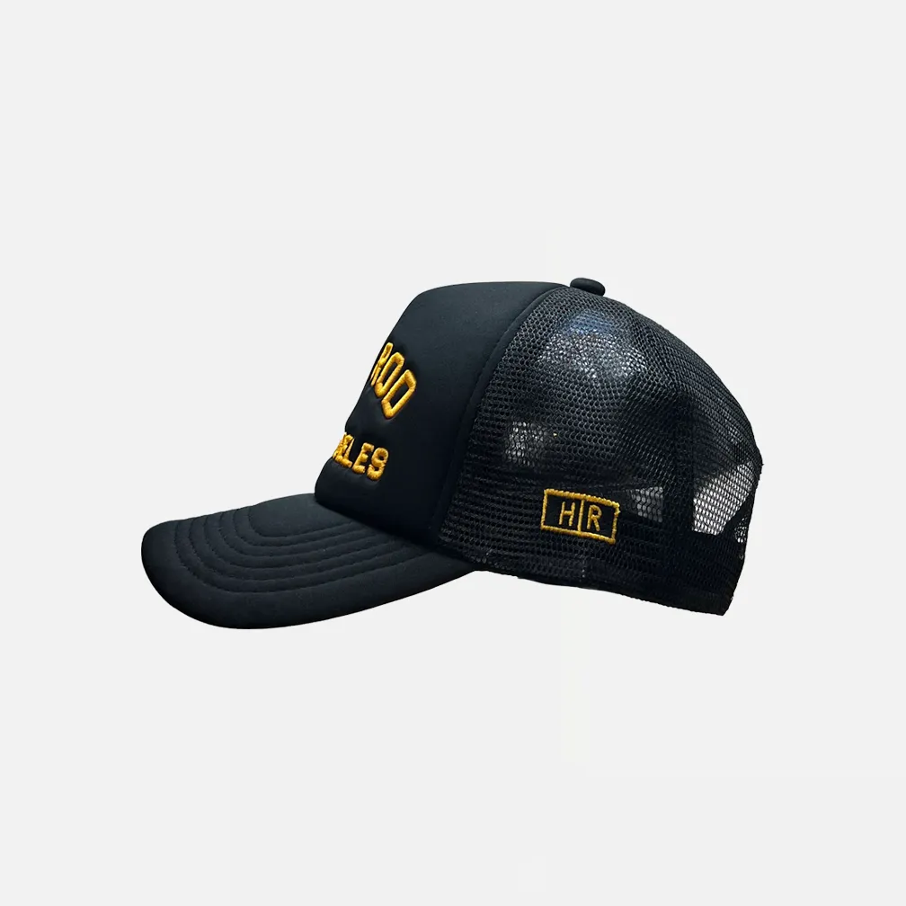 HOT ROD ESSENTIAL FOAM TRUCKER (BLACK/GOLD)