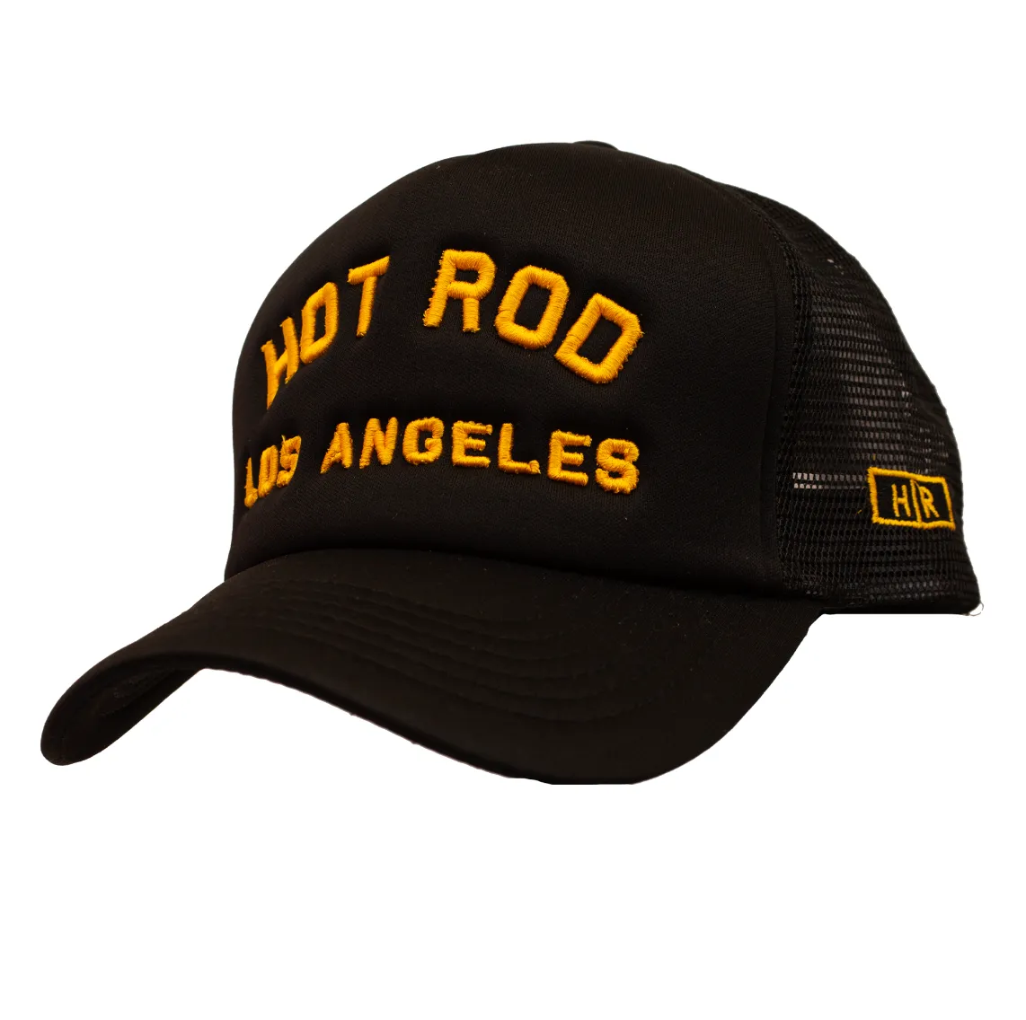 HOT ROD ESSENTIAL FOAM TRUCKER (BLACK/GOLD)