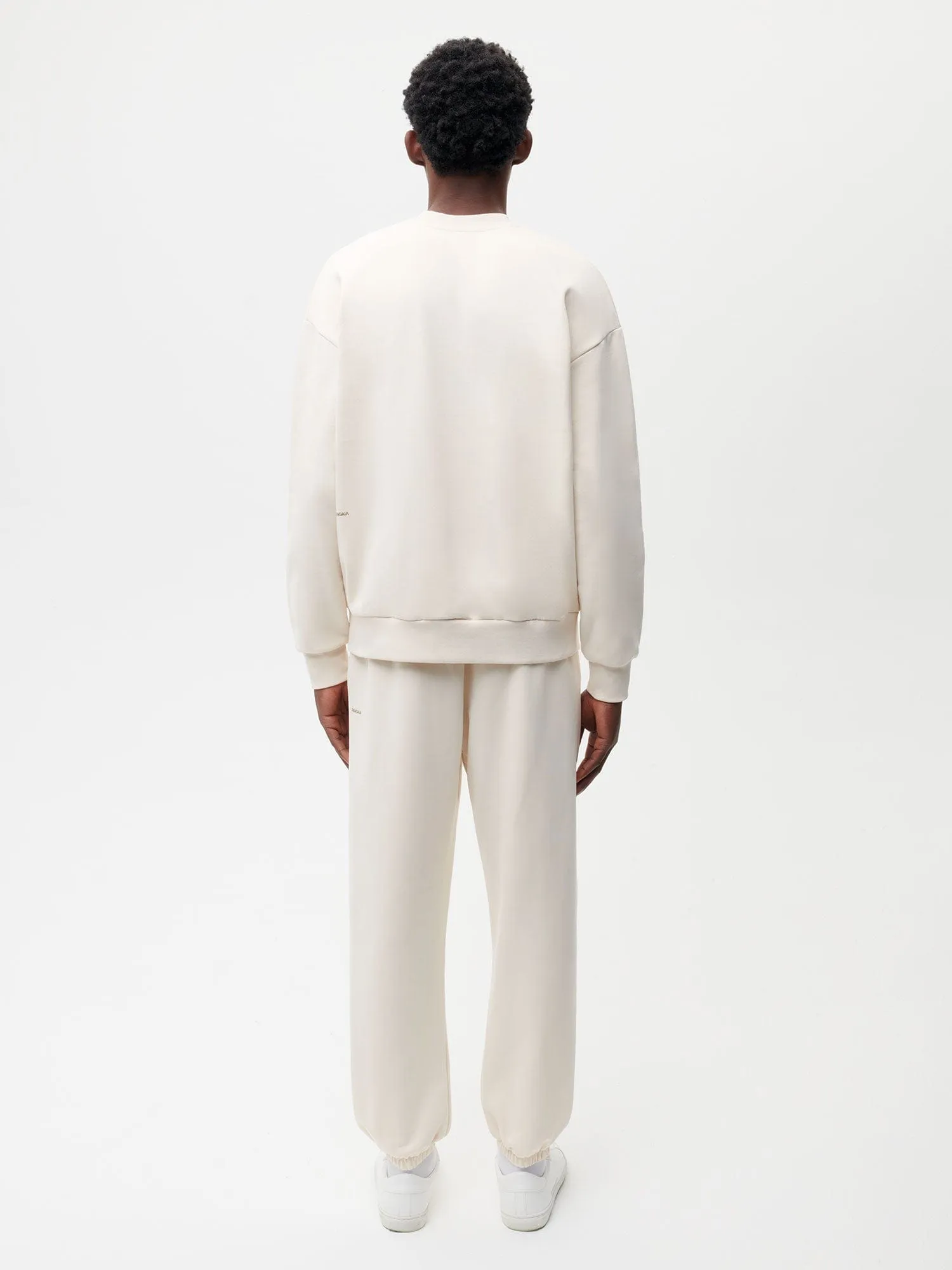 In Conversion Cotton Track Pants—cotton white