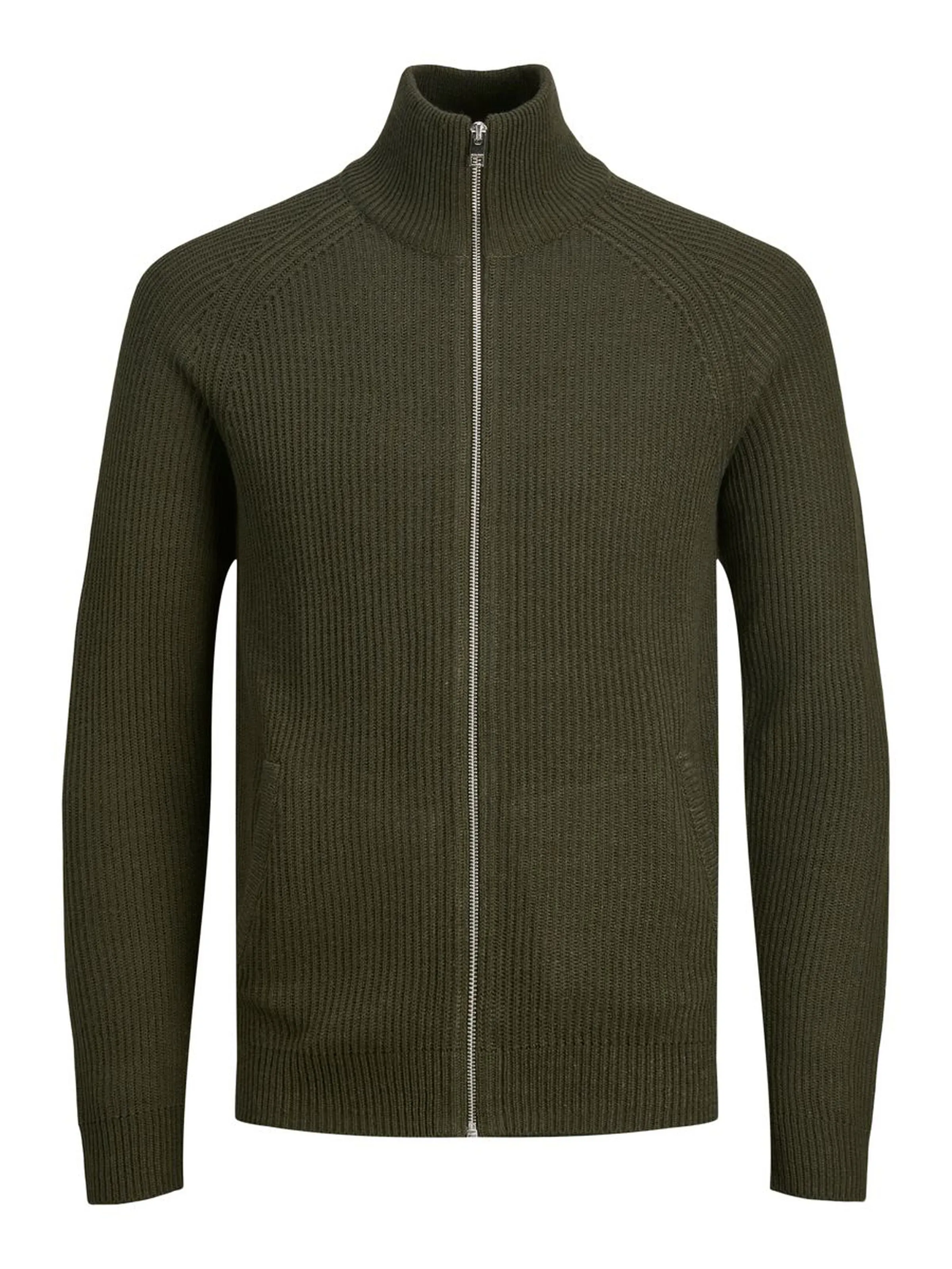 Jack & Jones Mens 'JJPannel' Full Zip Knit Cardigan