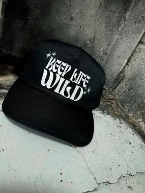 KEEP CURVED BILL BLACK HAT