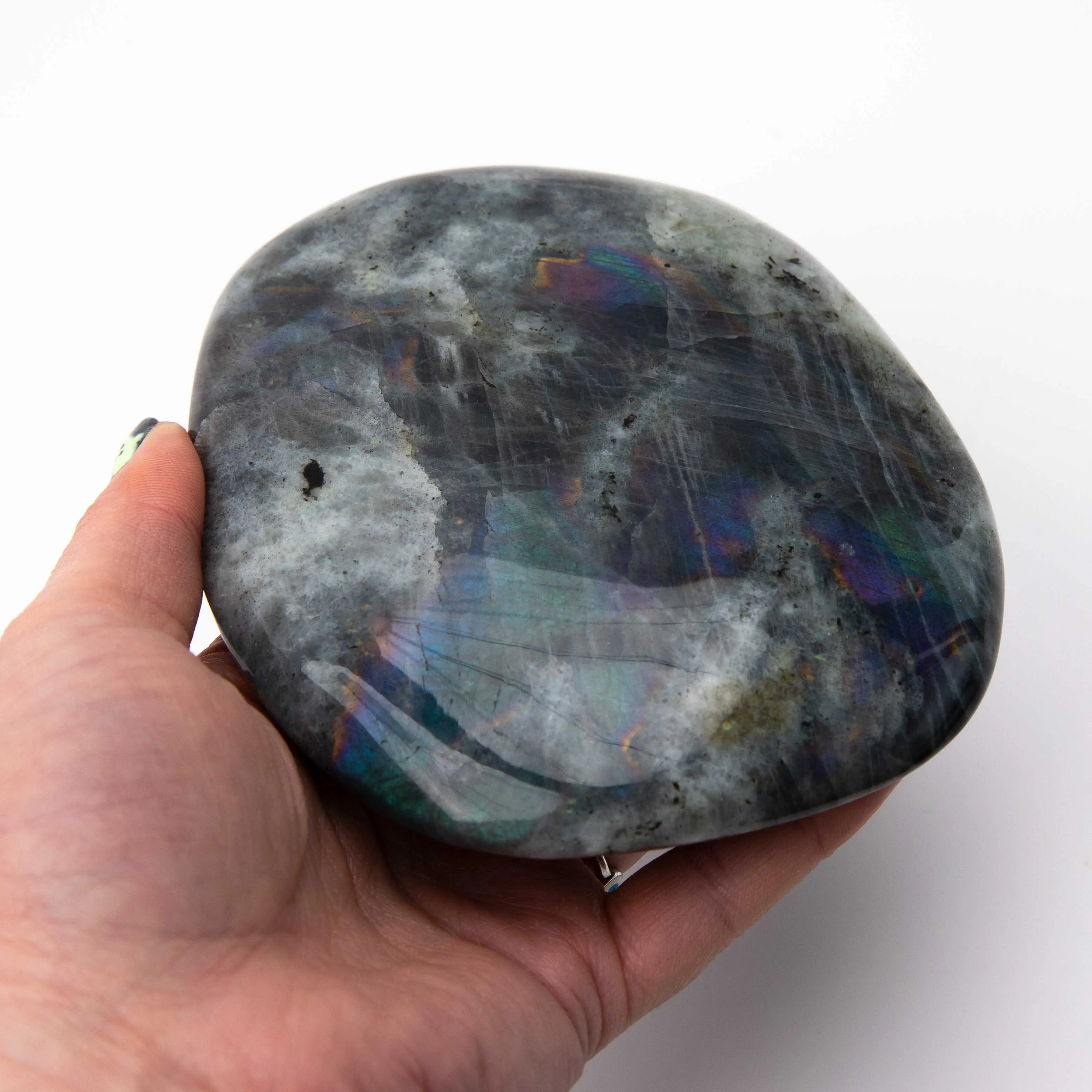 Labradorite - Freeform Polished (Purple & Blue Flash)