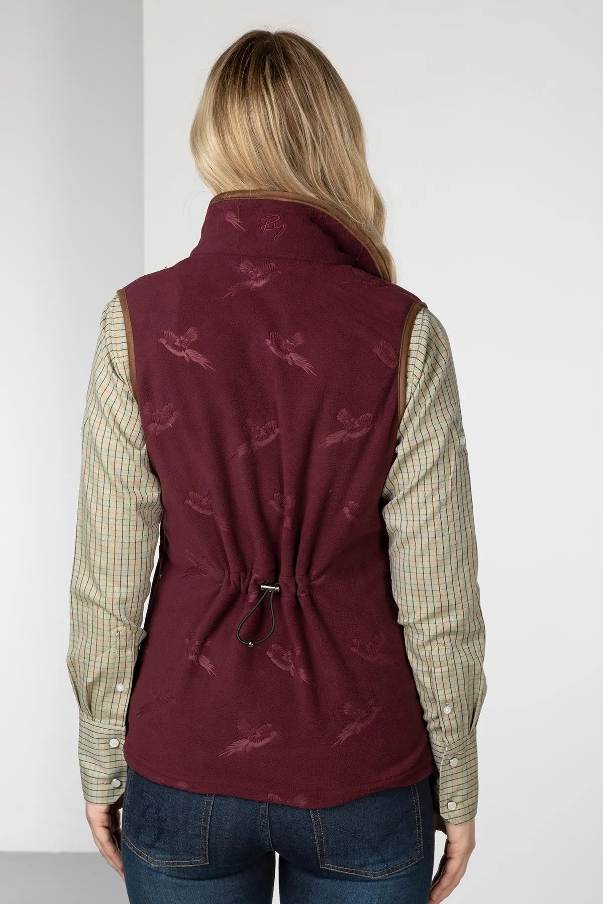 Ladies Pheasant Fleece Gilet - Haxby