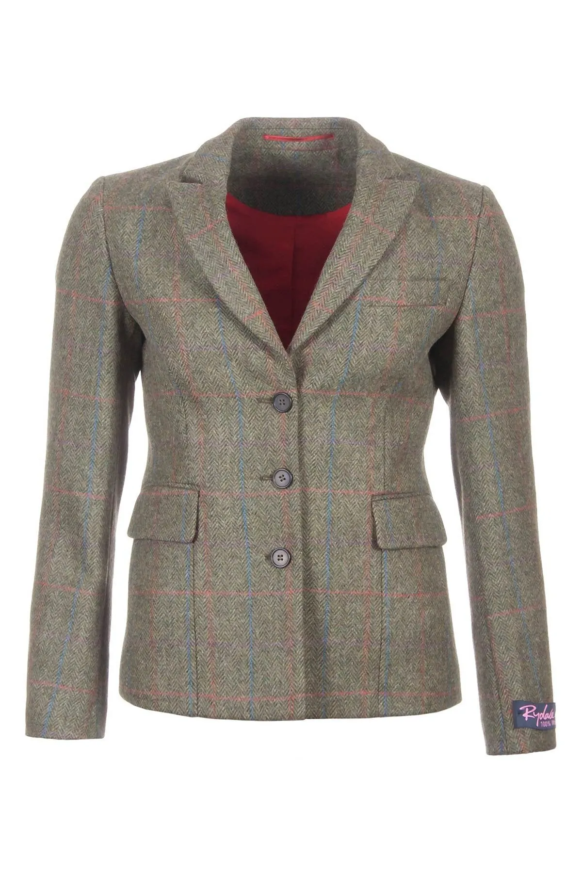 Ladies Short Fitted Tweed Jacket Blazer - Holly