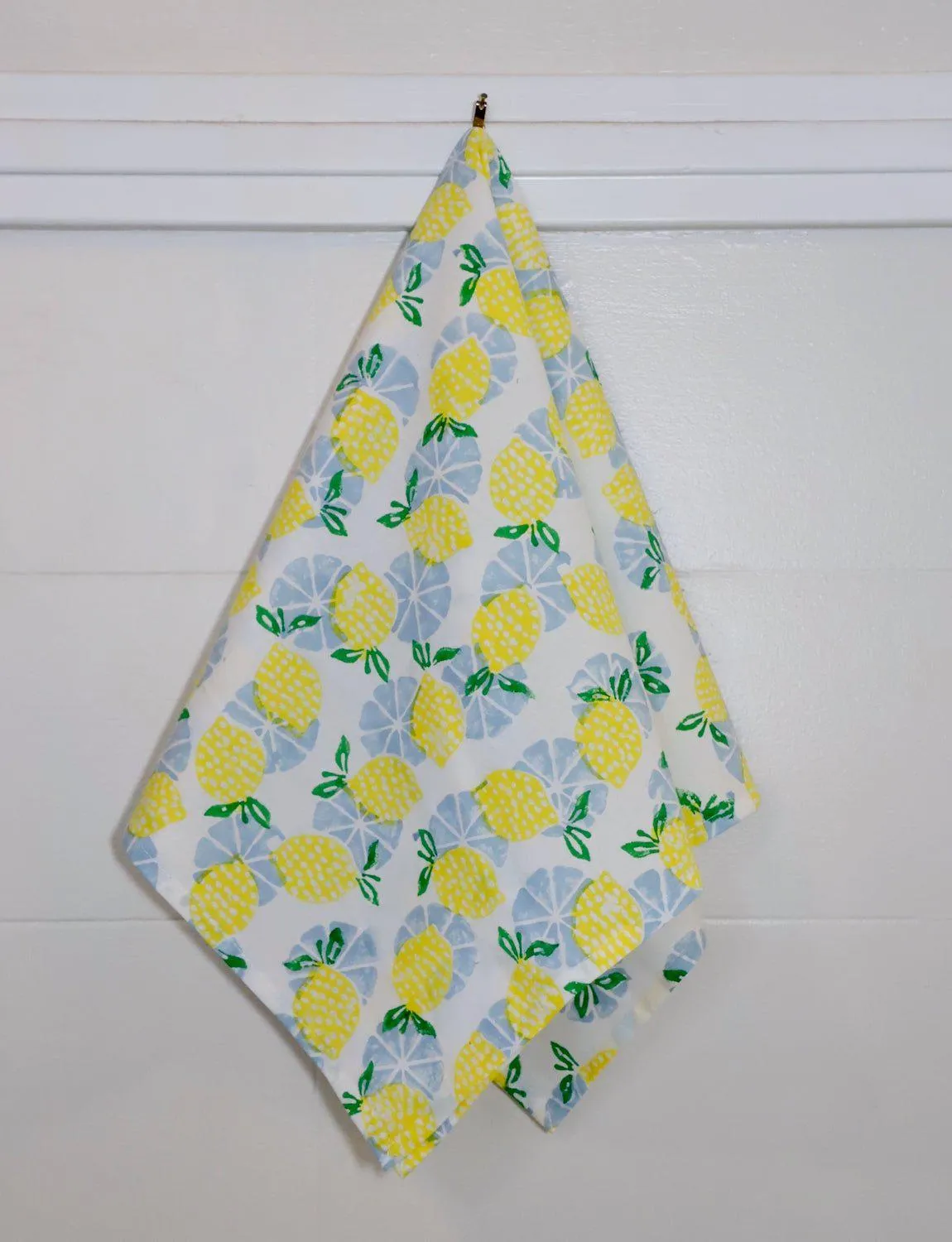 Lemon Cotton Tea Towel