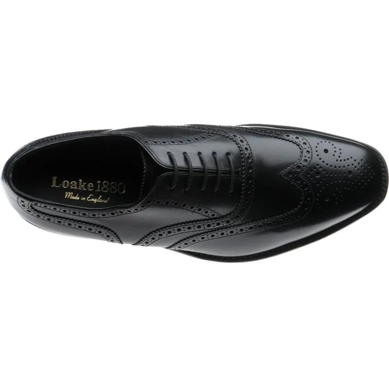 LOAKE Buckingham Black shoe - Black