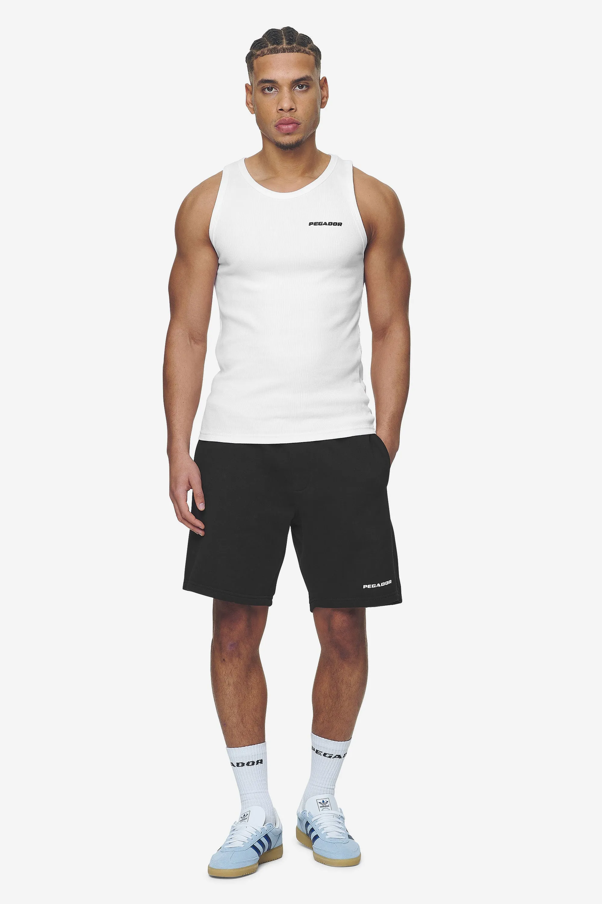 Logo Rib Undershirt White