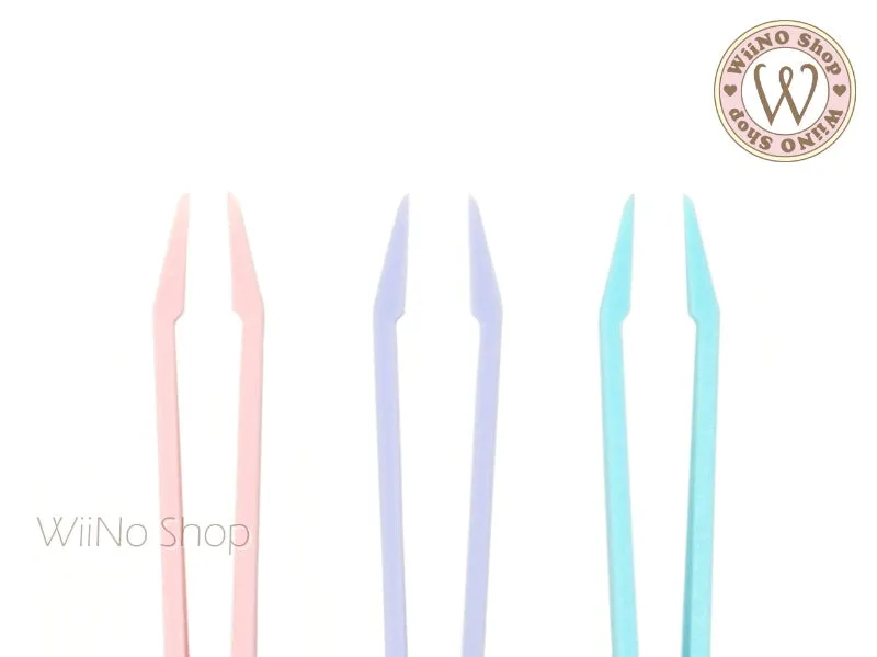 Macaron Anti-Static Light Weight Point Tip Tweezer Nail Art Tools - 1 pc