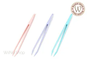 Macaron Anti-Static Light Weight Point Tip Tweezer Nail Art Tools - 1 pc