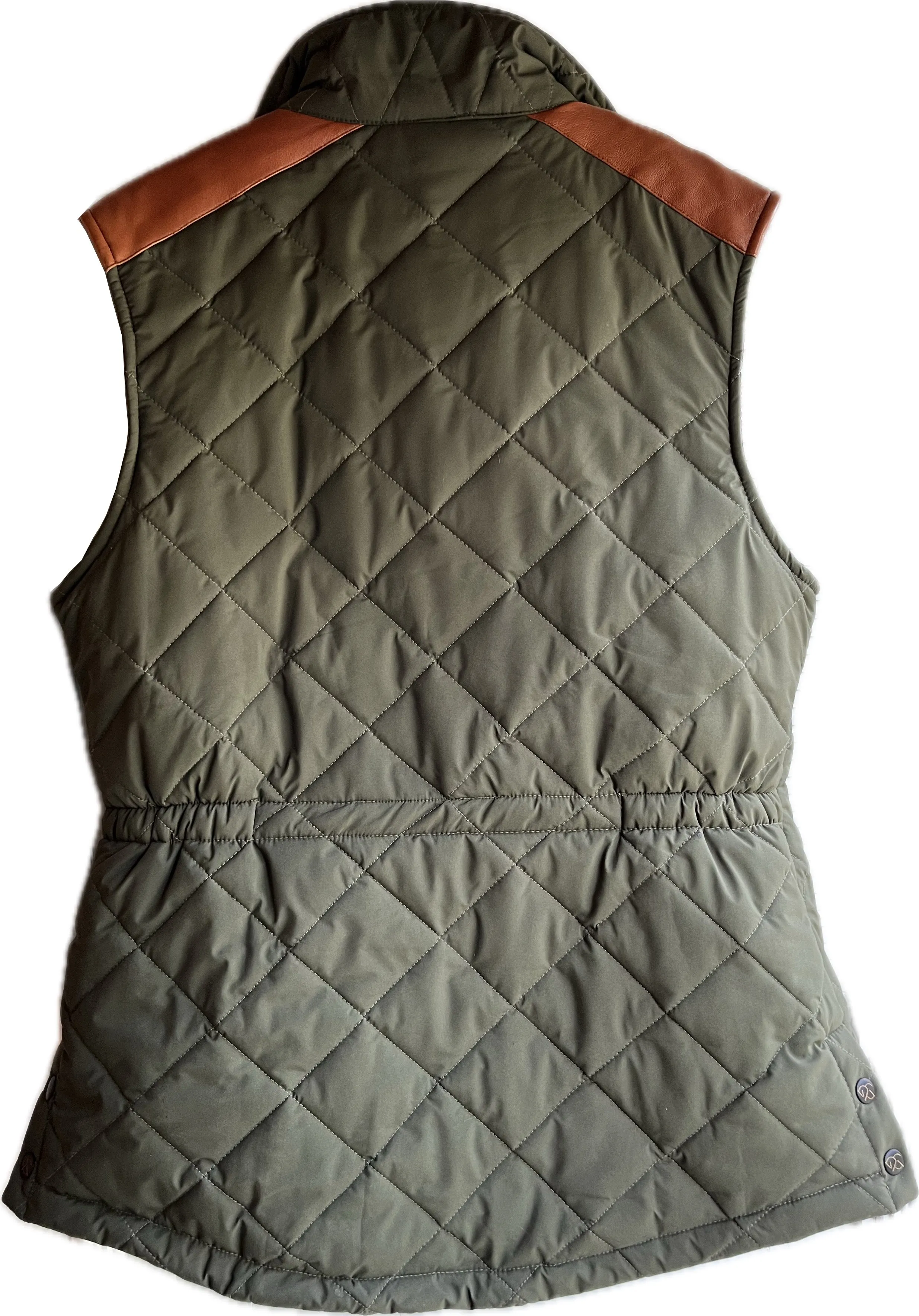 MALIN VEST SHORT - hunter green