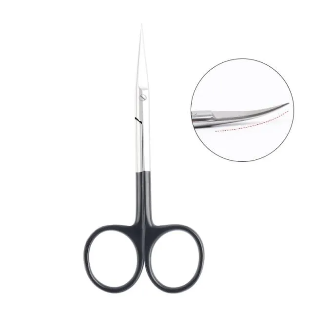 Manicure Scissors Curved Tip Scissors Professional Stainless Steel Nail Dead Skin Remover Nail Clipper Salon Nail Tools