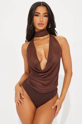 Manori Mesh Bodysuit - Chocolate