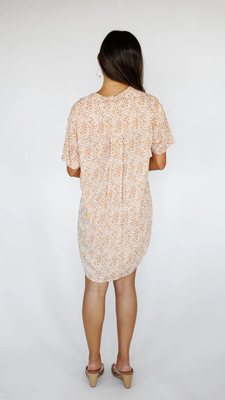 Maui Shirt Dress / Mamba Toffee