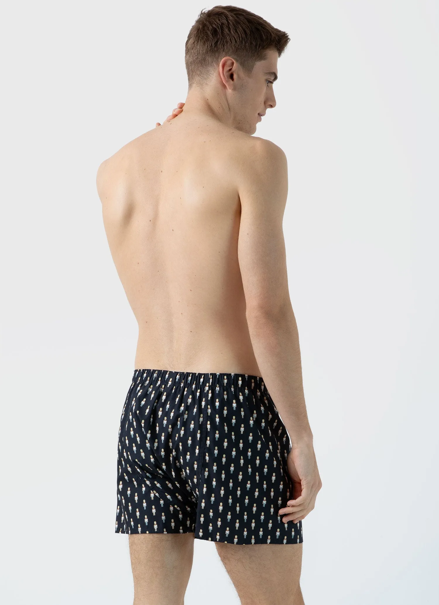 Men's Classic Boxer Shorts in Nutcracker