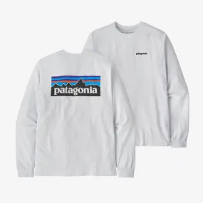 Men's Patagonia | Long Sleeve P-6 Responsibili-Tee | White