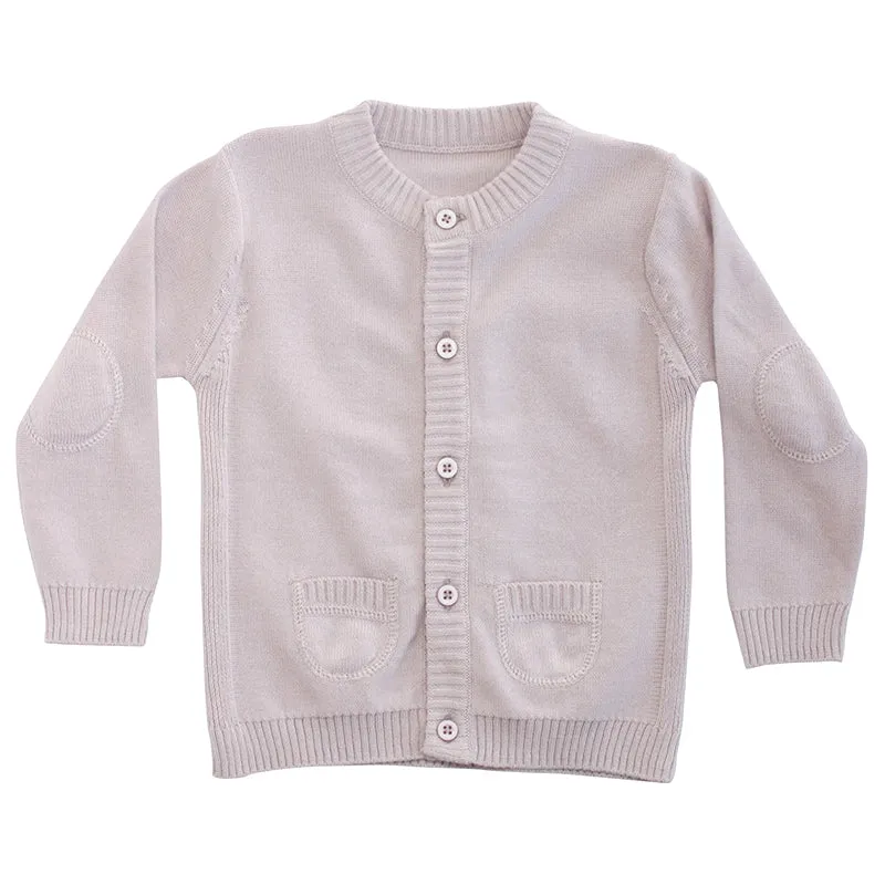 Milan Pastel Button Cardigan Sweater Knit (Organic Cotton)- 4 Colors