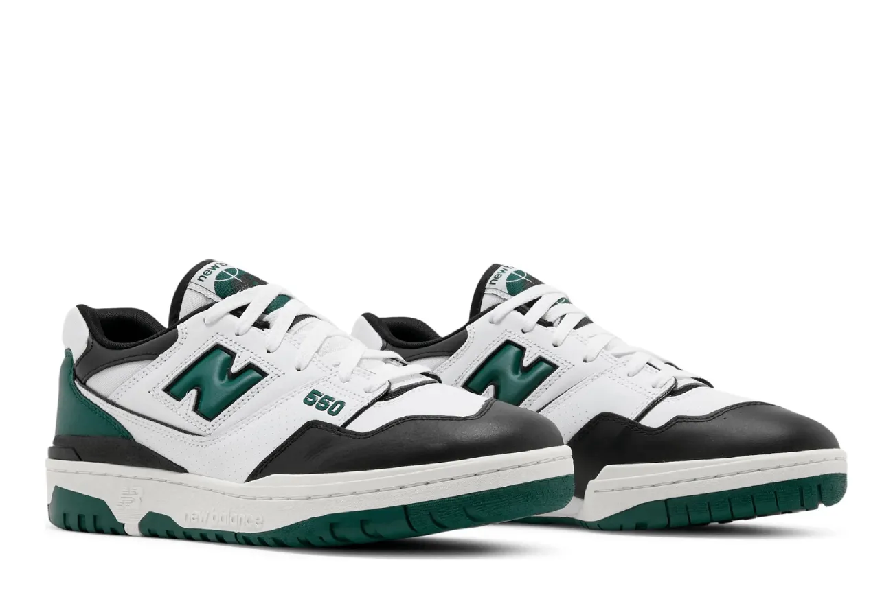 New Balance 550 White Green Black