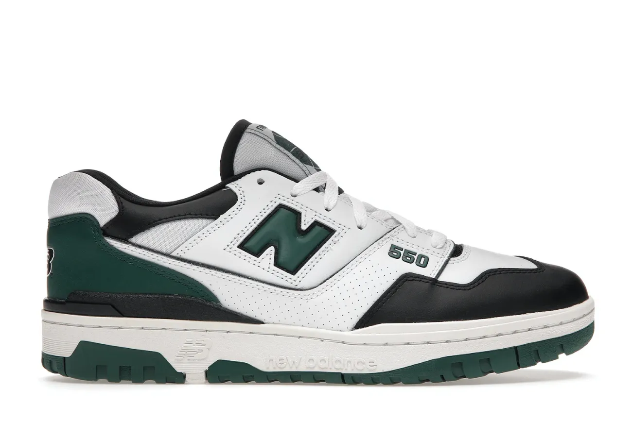 New Balance 550 White Green Black