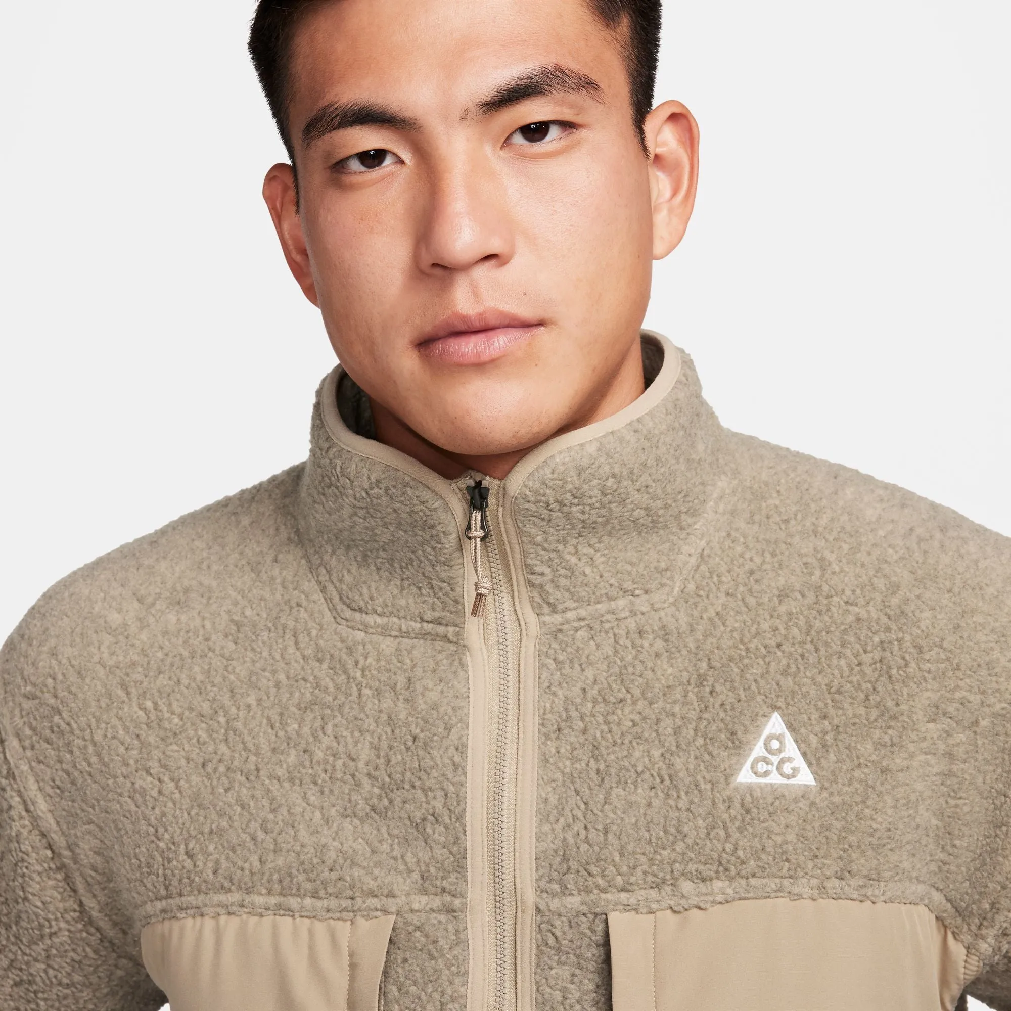 Nike ACG "Arctic Wolf" Full-Zip Top (Kahki/Lt Iron Ore/Summit White)