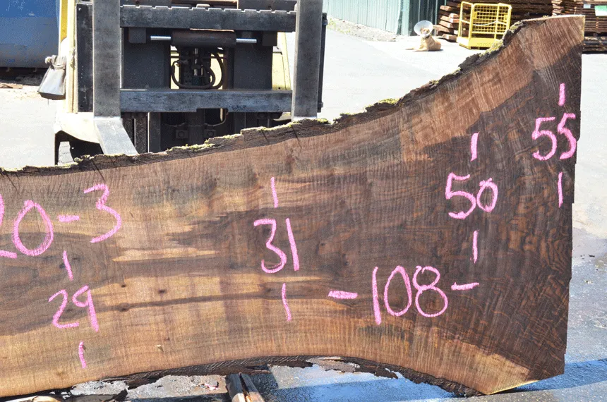 Oregon Black Walnut Slab 070820-03