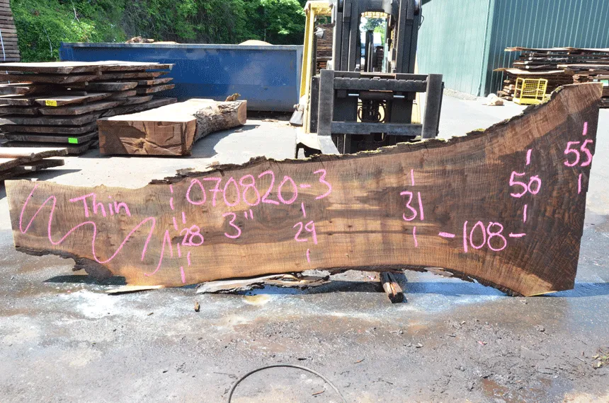 Oregon Black Walnut Slab 070820-03