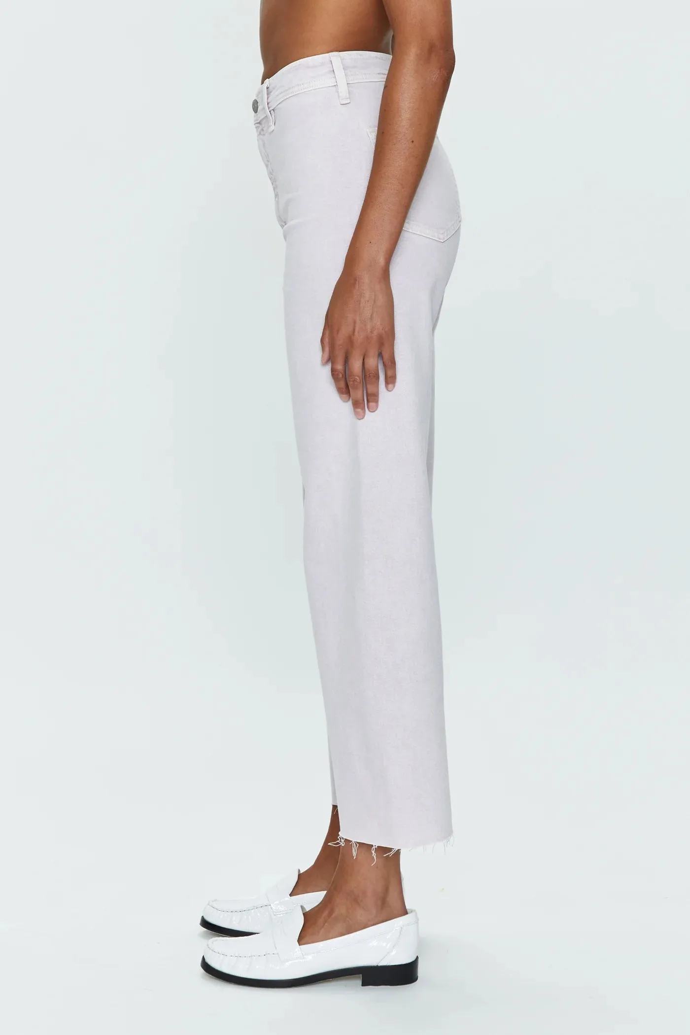 Penny High Rise Wide Leg Crop - Lavender Haze