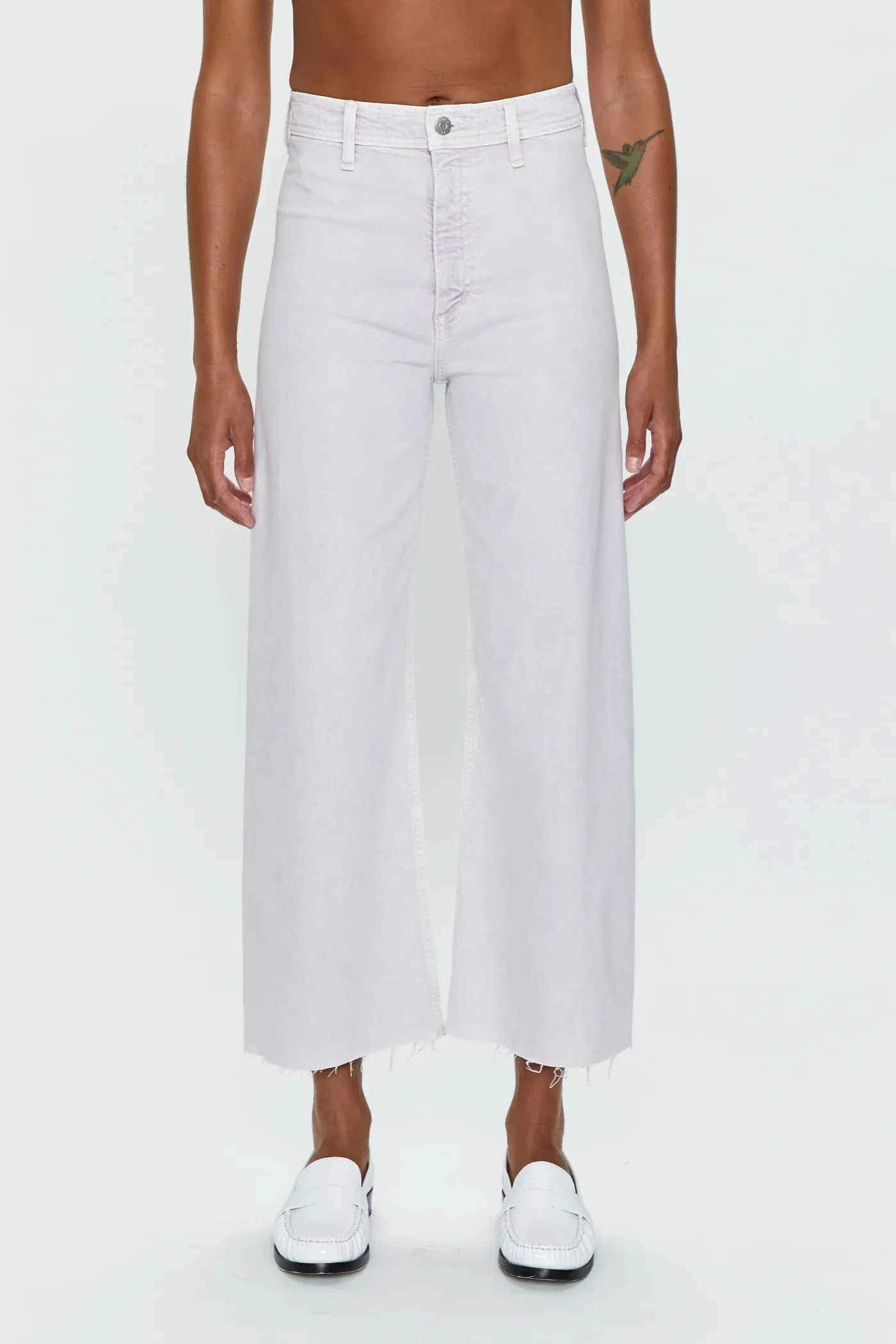 Penny High Rise Wide Leg Crop - Lavender Haze