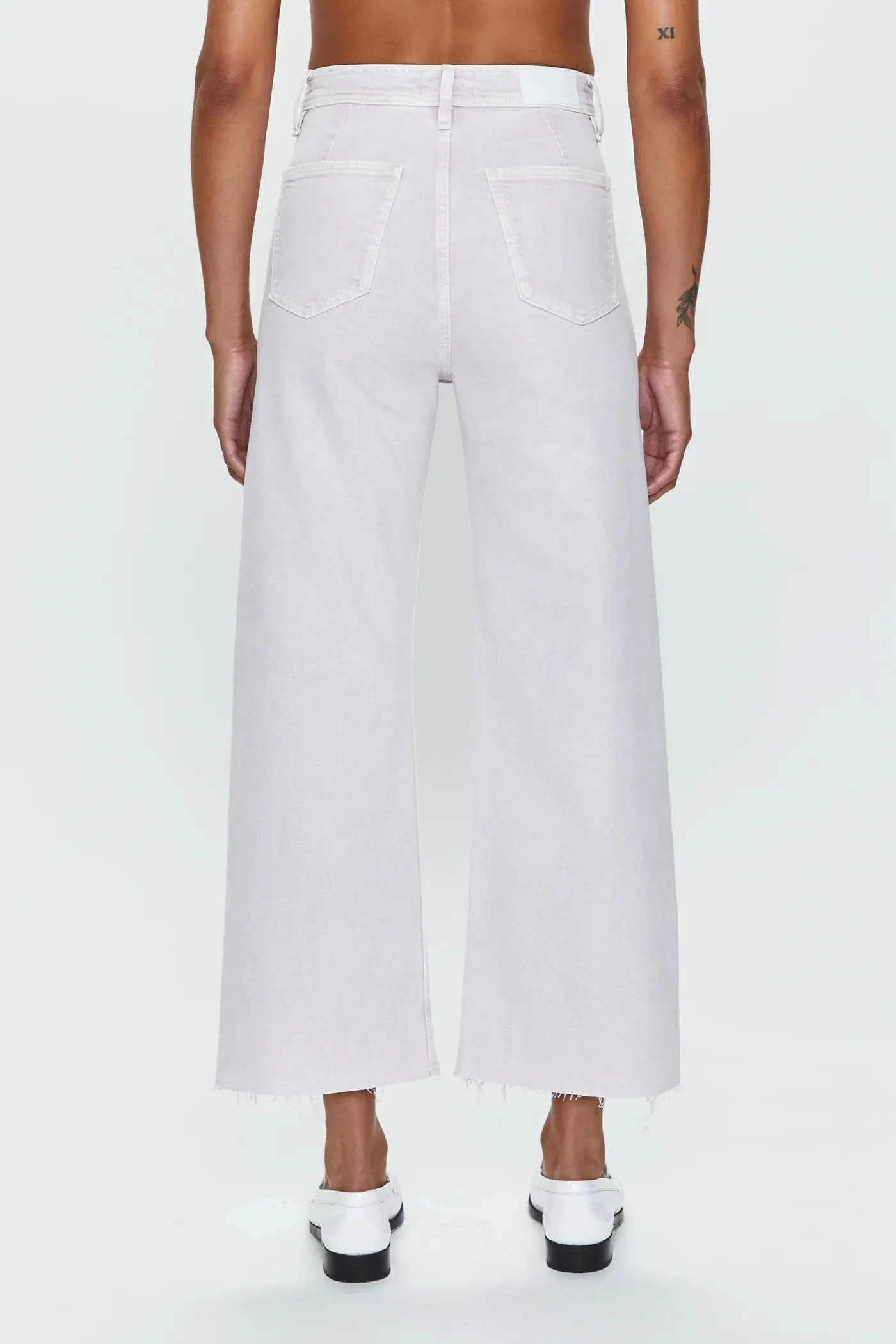 Penny High Rise Wide Leg Crop - Lavender Haze