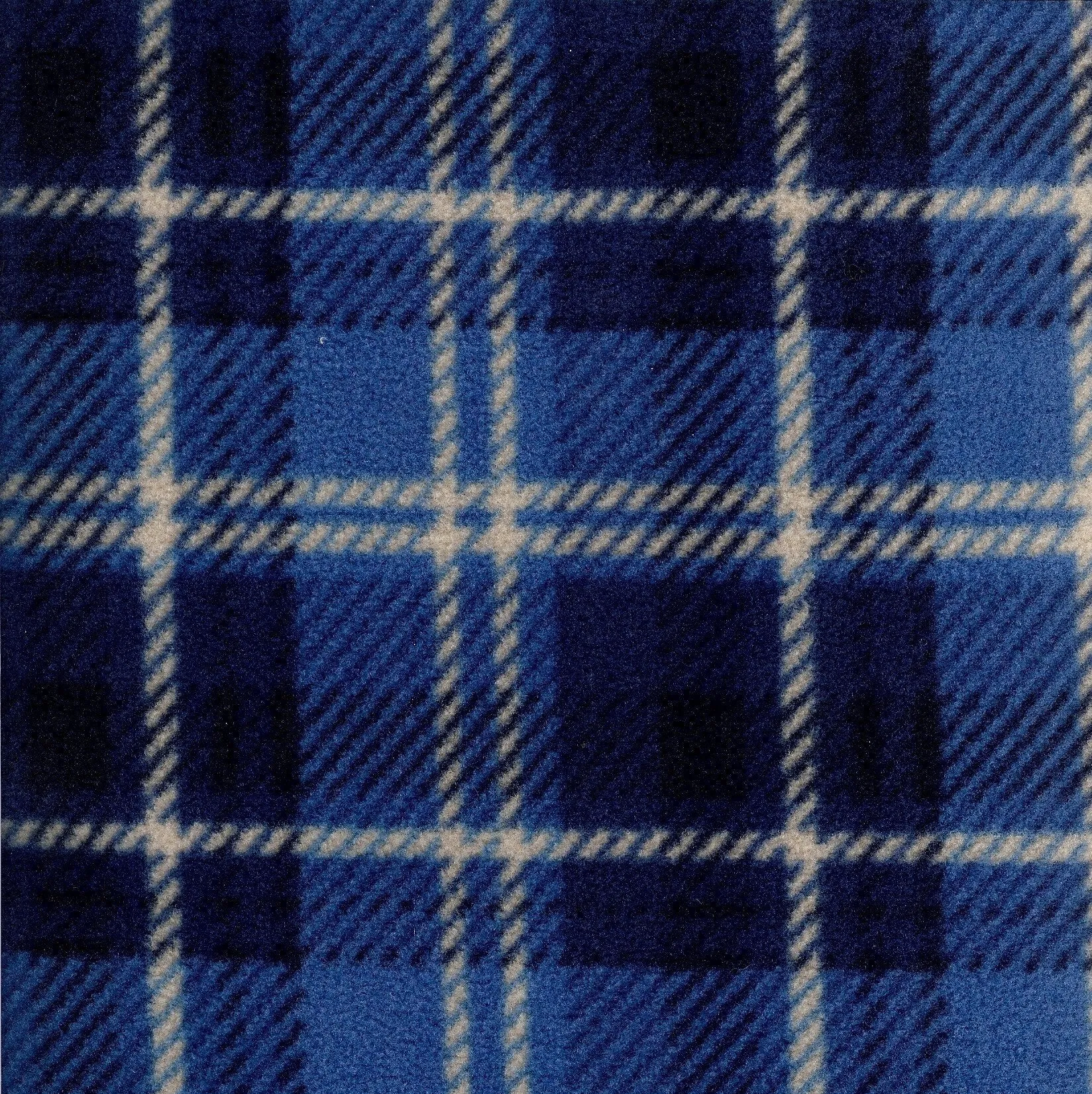 Polar Feet Fleece Socks - Blue Flannel