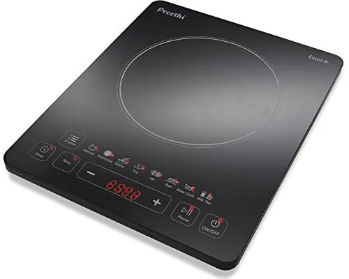 Preethi Excel Plus IC117 1600-Watt Induction Cooktop (Black)