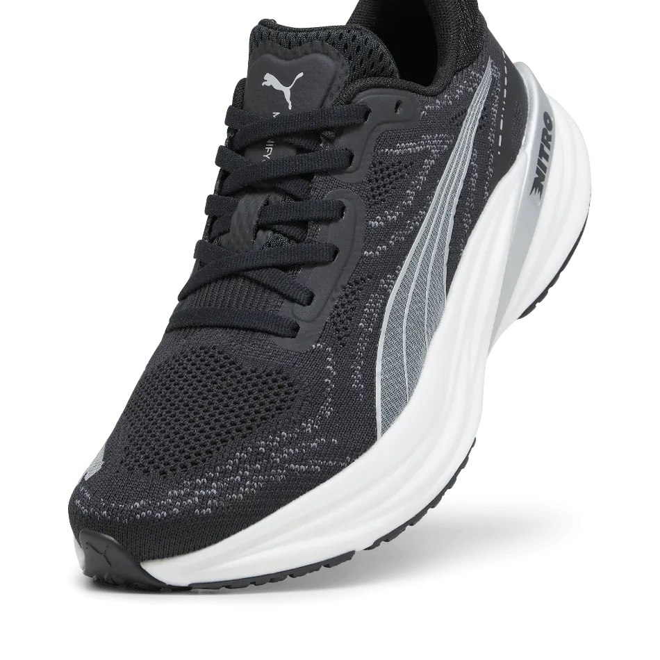 Puma Magnify Nitro 2 Women's  Running Shoes SS24 Puma Black-Puma White-Puma Silver