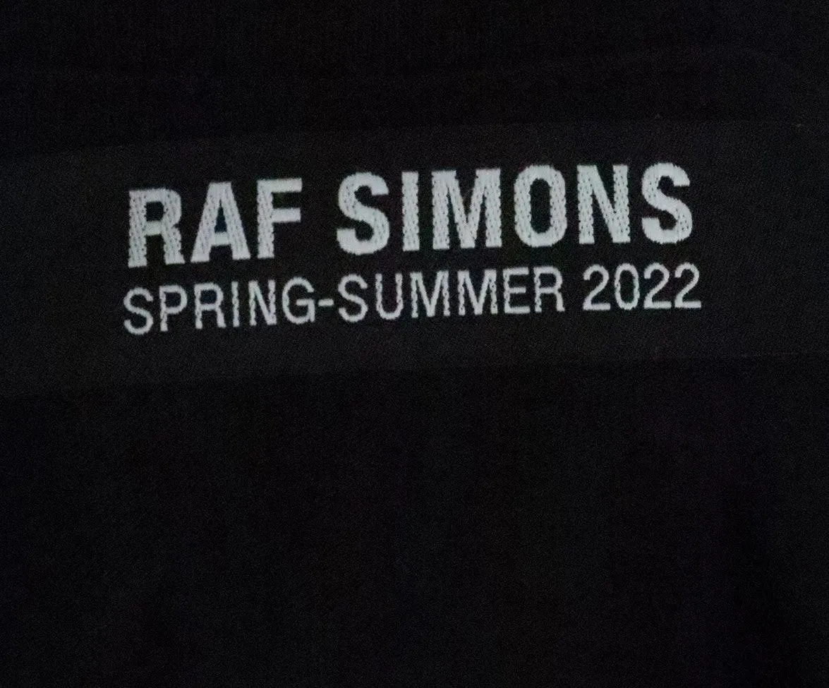 Raf Simons Black & Red Print T-Shirt sz 2