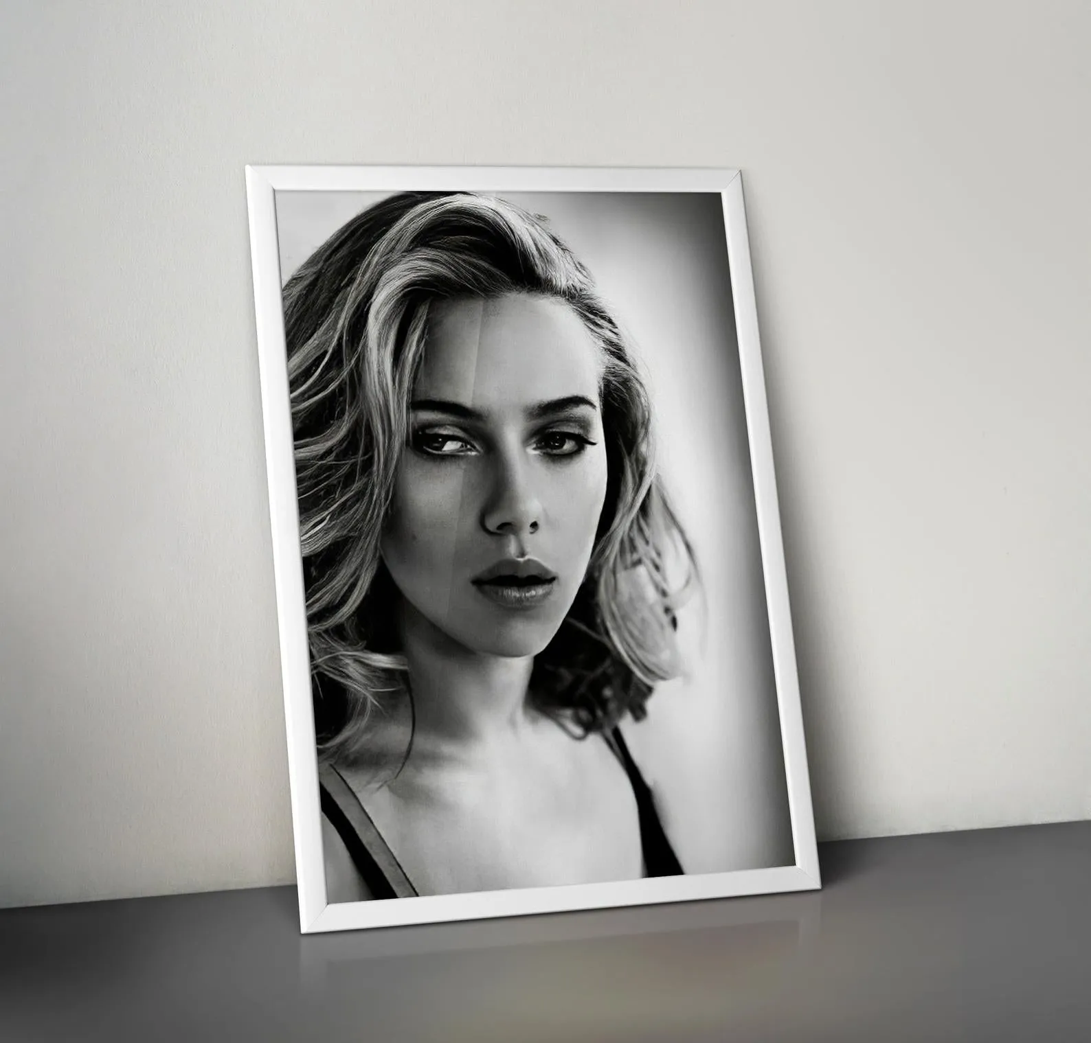 Scarlett Johansson Poster, Black Widow Art, Natasha Romanoff Print, Custom Poster, Wall Art, Canvas Poster, Rolled Canvas, Home Decoration