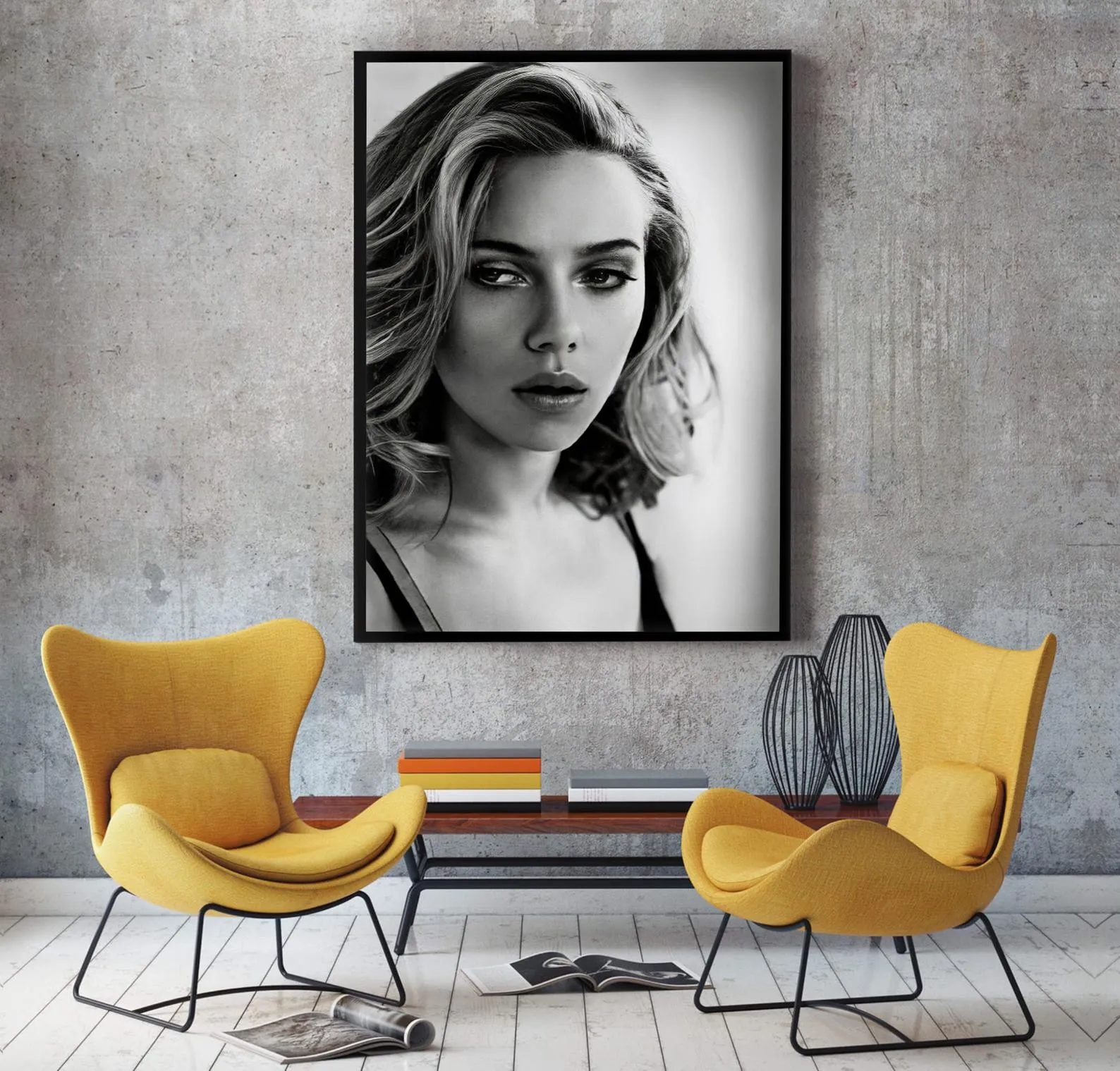 Scarlett Johansson Poster, Black Widow Art, Natasha Romanoff Print, Custom Poster, Wall Art, Canvas Poster, Rolled Canvas, Home Decoration